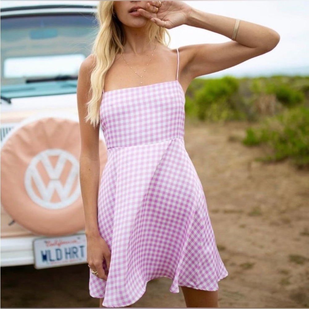 RESA Pink Gingham Sundress